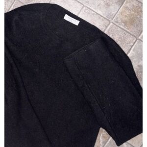 Babaton The Group Black 100 Wool Crewneck Sweater Aritzia XS Casual Minimalist